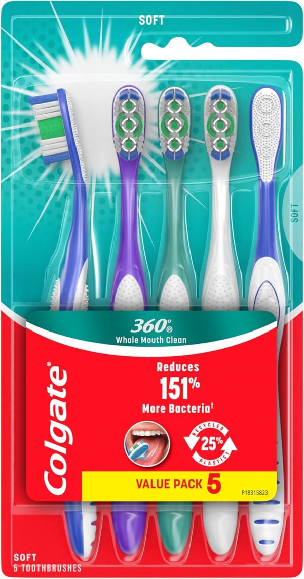 Colgate 360 Degree Whole Mouth Clean Toothbrush (Soft)